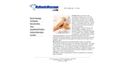 Desktop Screenshot of myhandsmassage.com